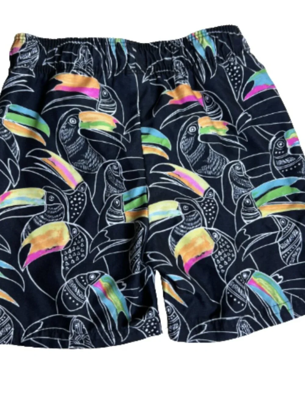Hurley Toucan Print Swim‎ Trunks Toddler 24M Neon